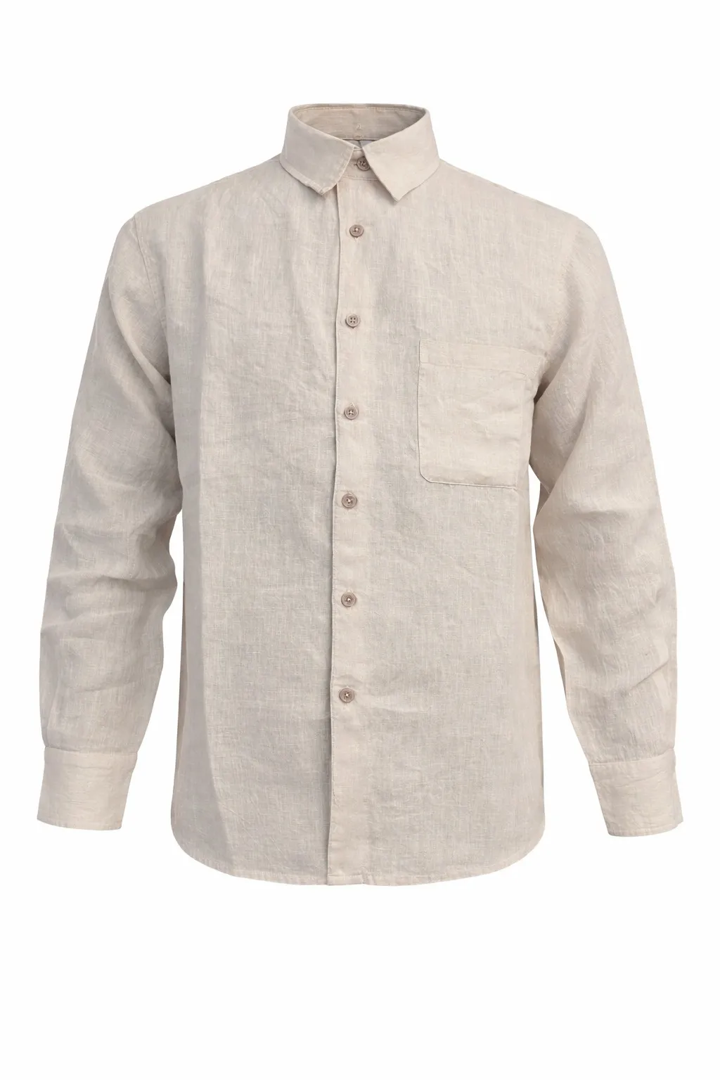 100% Linen Regular Fit Shirt - 6017